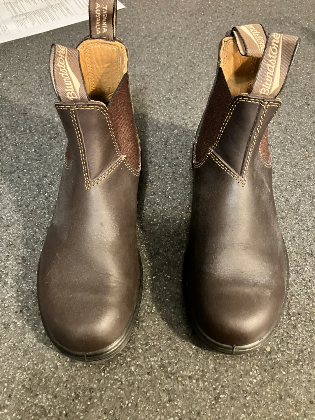 Blundstone Brown Leather Chelsea Boots