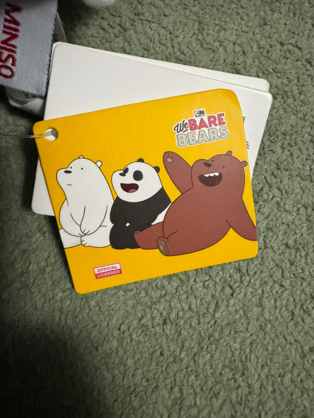 We Bare Bears Plush Toy with Heart - photo 2