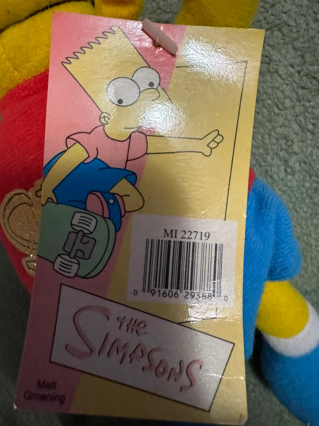 "Vintage"The Simpsons Bart Simpson Plush Toy - photo 2