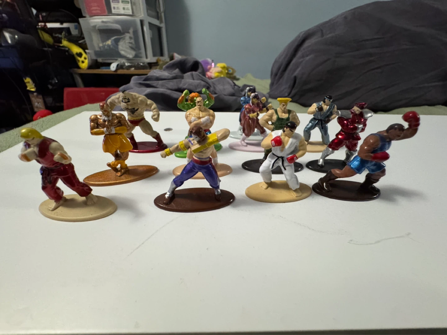 Street Fighter Action Figures Lot MetalFig
