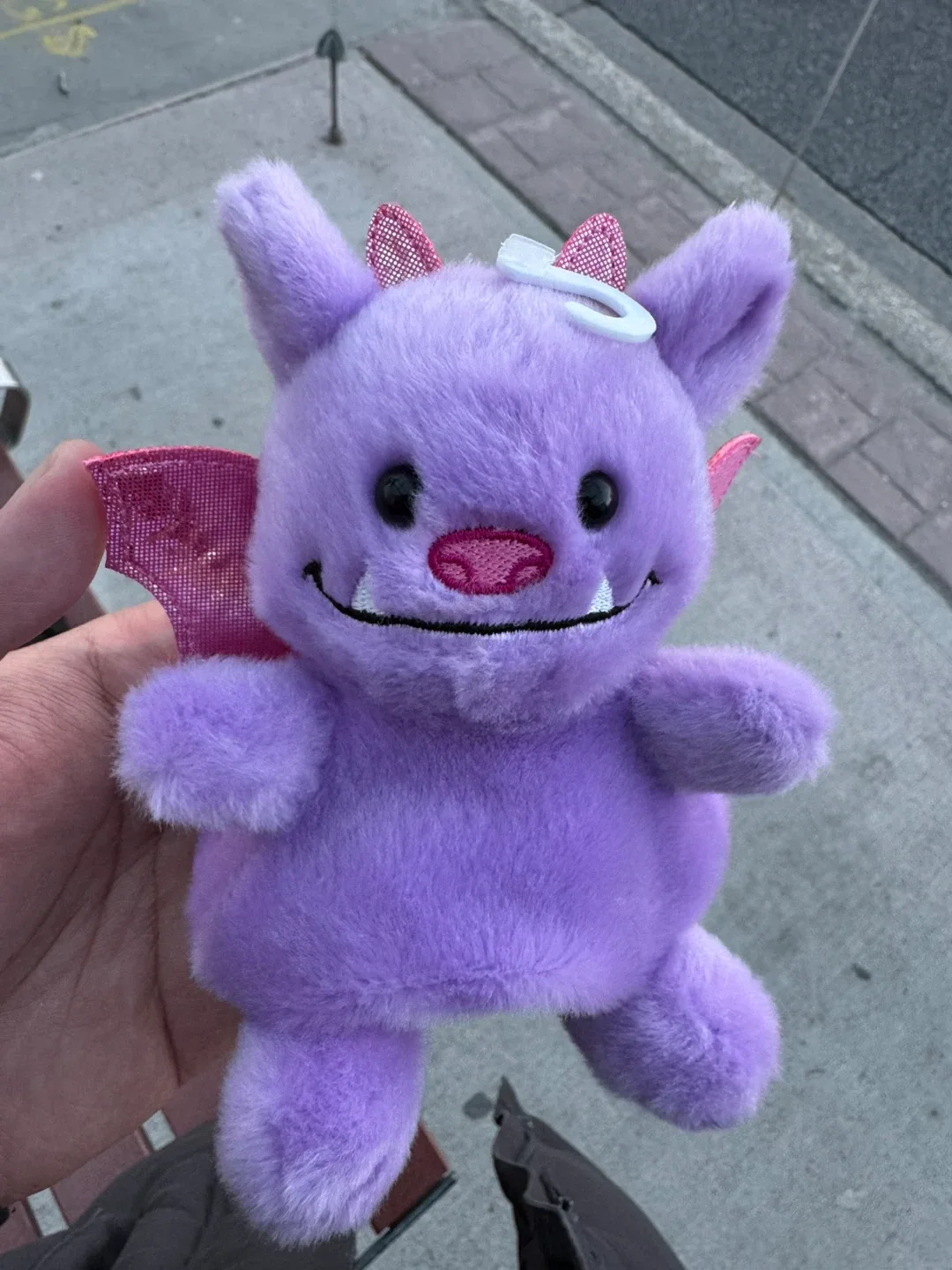 Palm Pals Purple Bat Plush