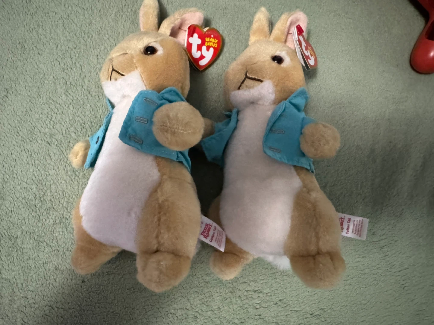 Beanie Babies Peter Rabbit Cotton Tail Plush Toy
