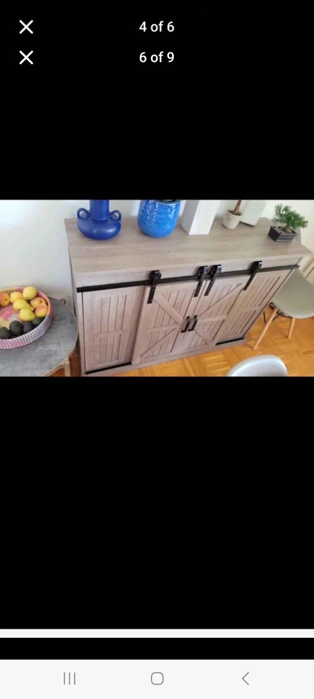 Grey Barn Door Buffet / Sideboard - photo 2