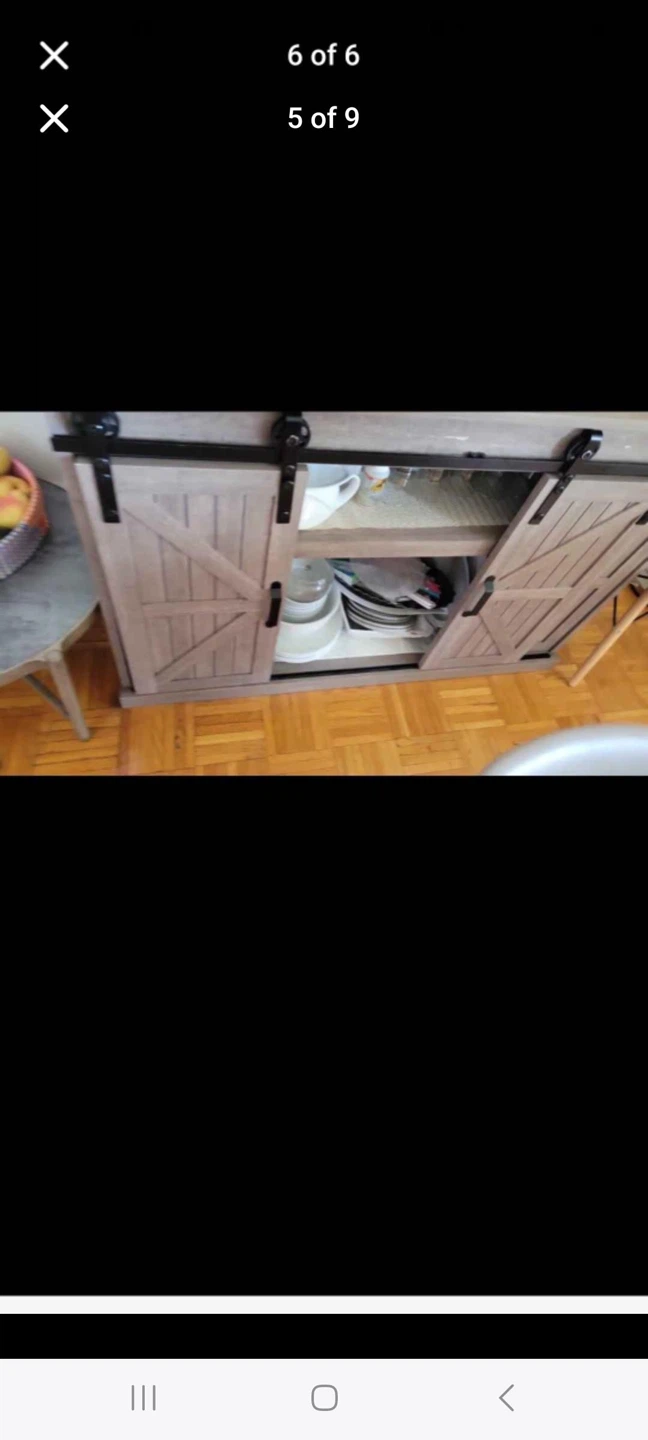 Grey Barn Door Buffet / Sideboard - photo 5
