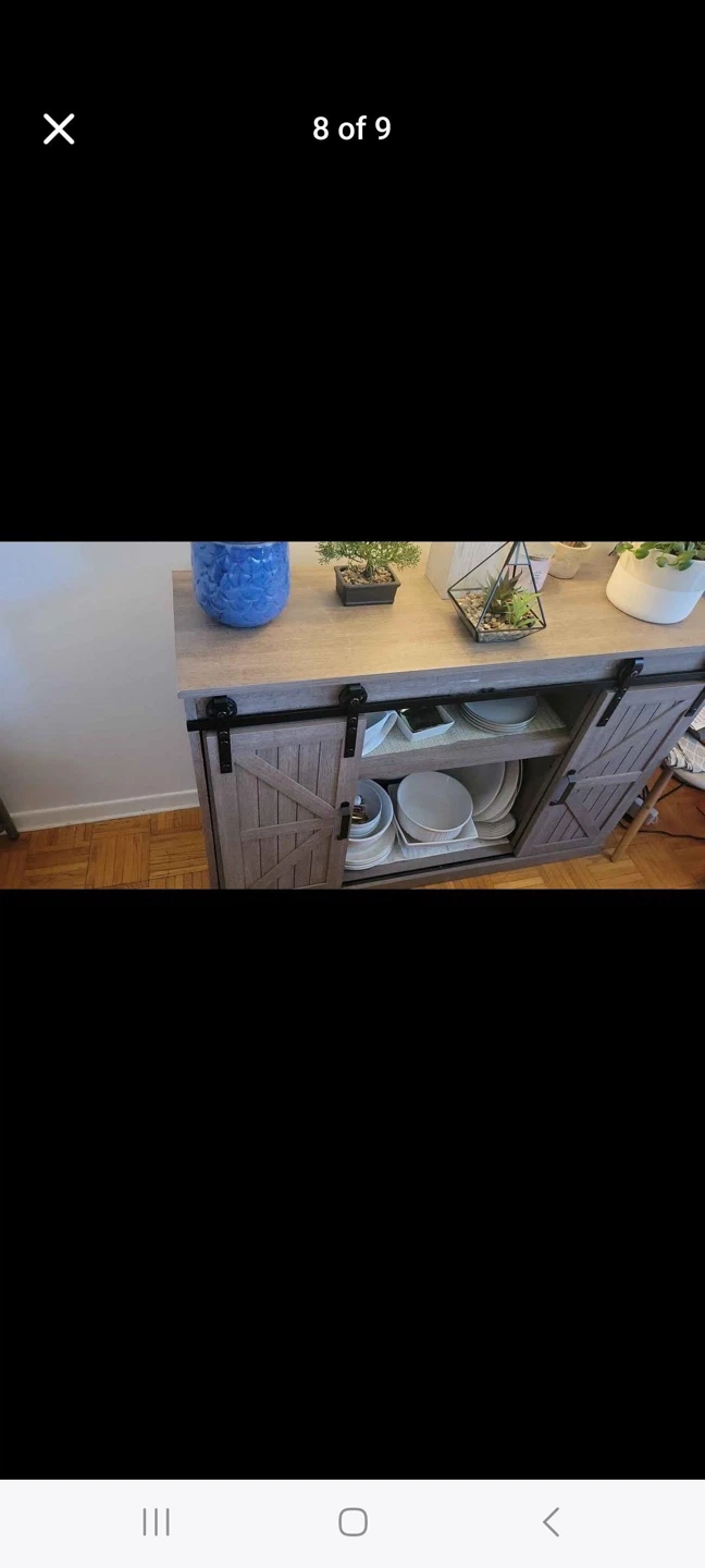 Grey Barn Door Buffet / Sideboard - photo 4