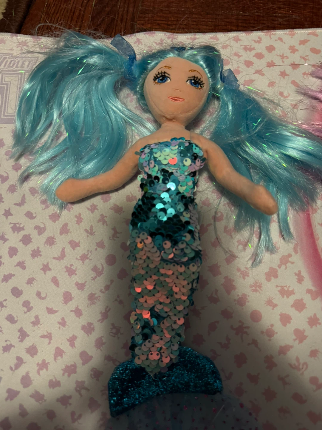 Aurora Plush Mermaid Doll - photo 2