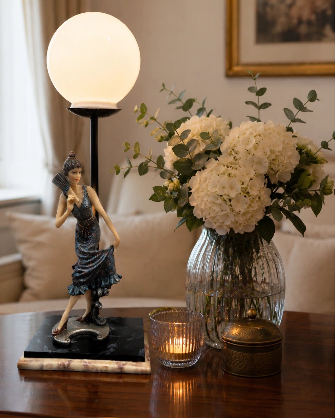 Art Deco Dancer Lamp
