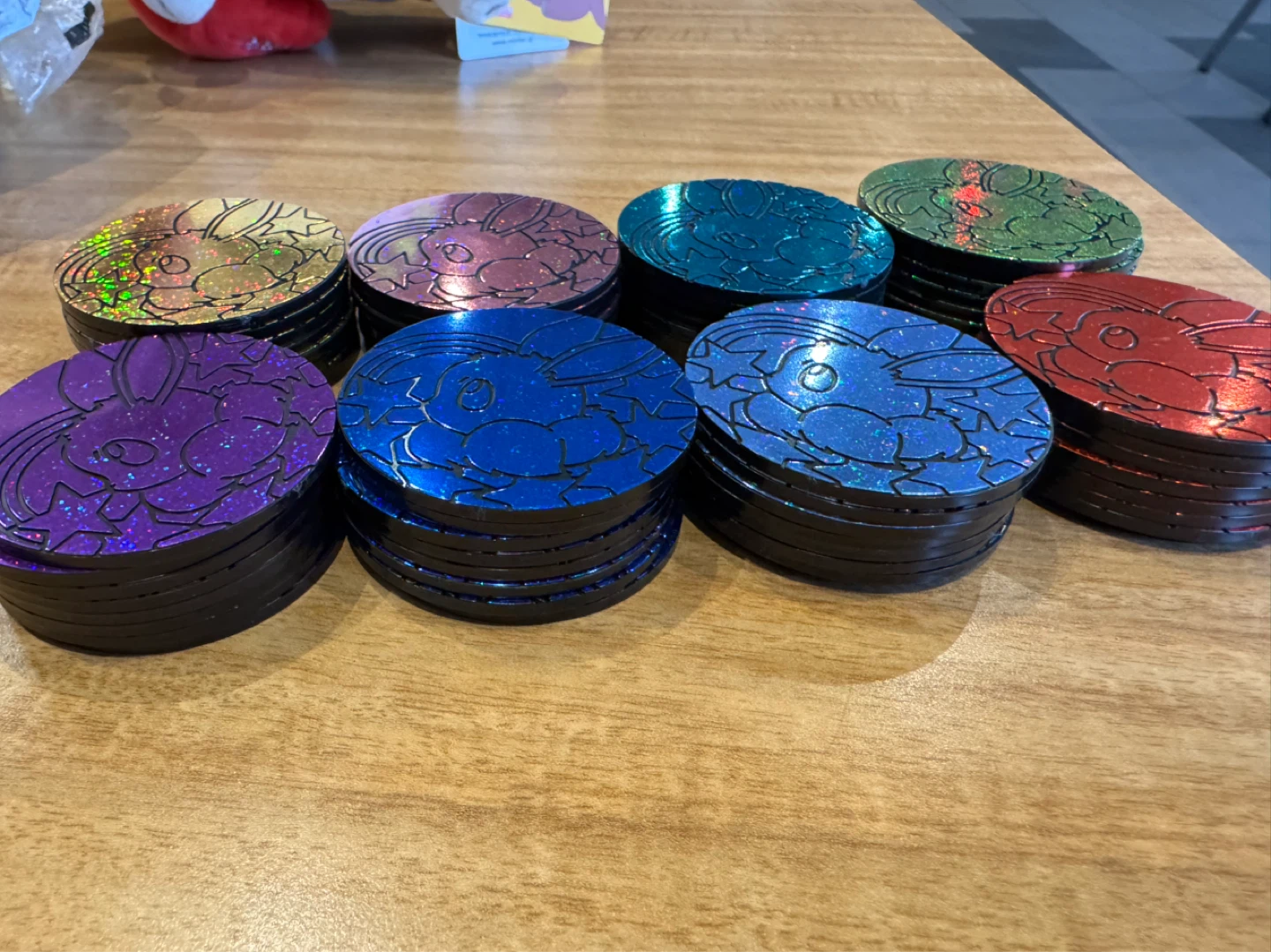 Pokemon Eevee Evolution Coins - Set of 8
