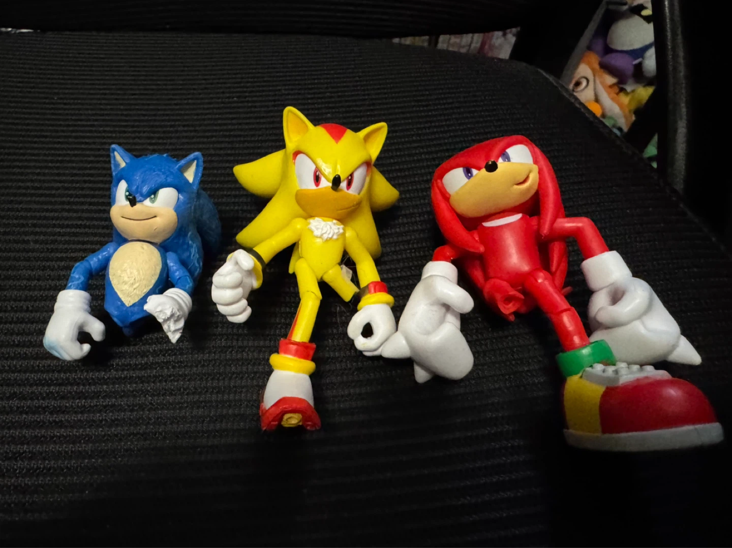 Sonic Figures (Sonic, Shadow, Knuckles) for parts