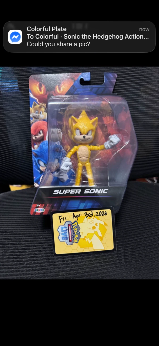 Jakks Sonic the Hedgehog Super Sonic Action Figure