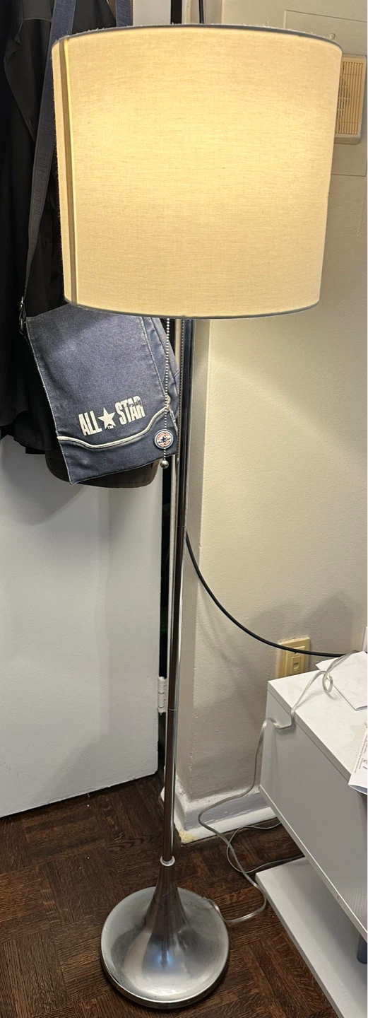 Floor Lamp with Tan Shade
