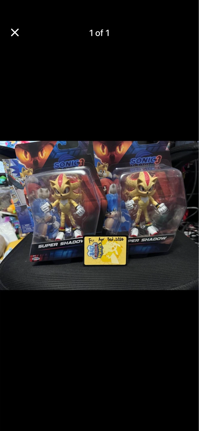 Super Shadow Action Figures - Sonic the Hedgehog 3