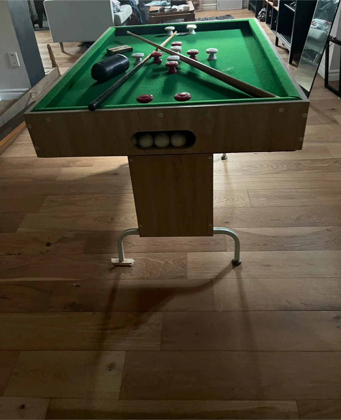 Bumper Pool Table Set with accessories - photo 4