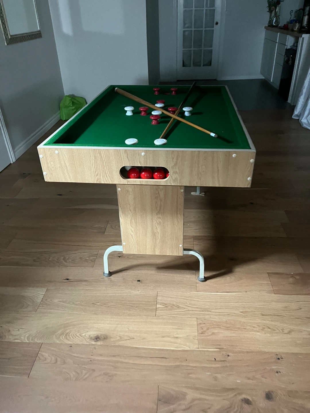 Bumper Pool Table Set with accessories