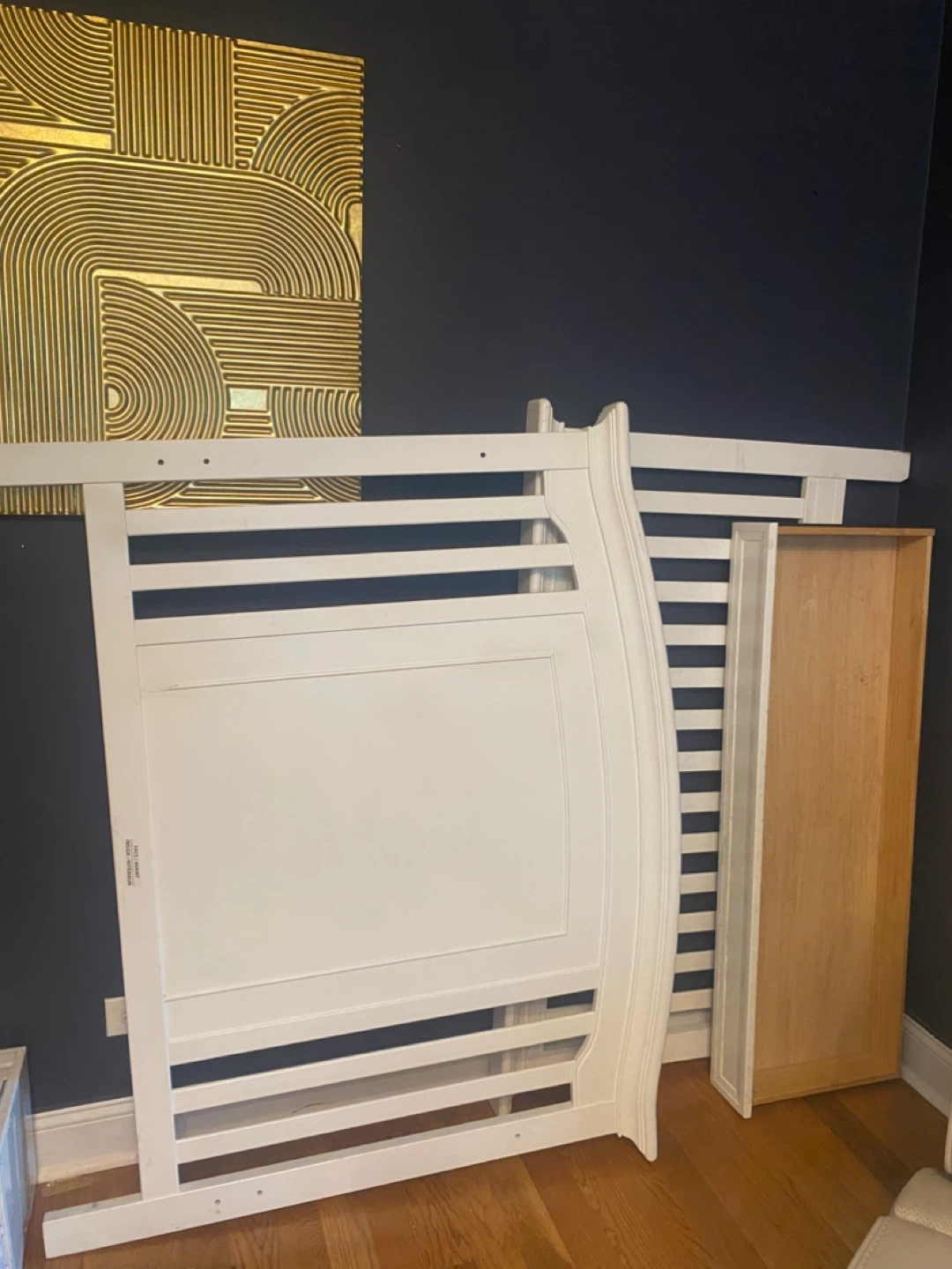 White Crib Rails