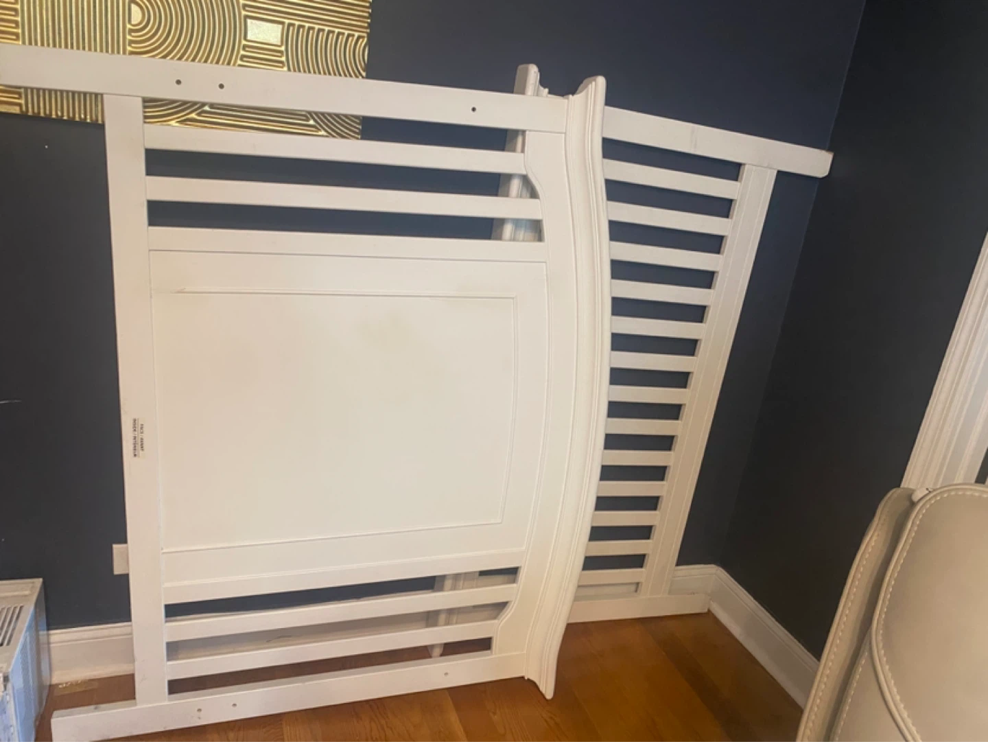 White Crib Rails - photo 3