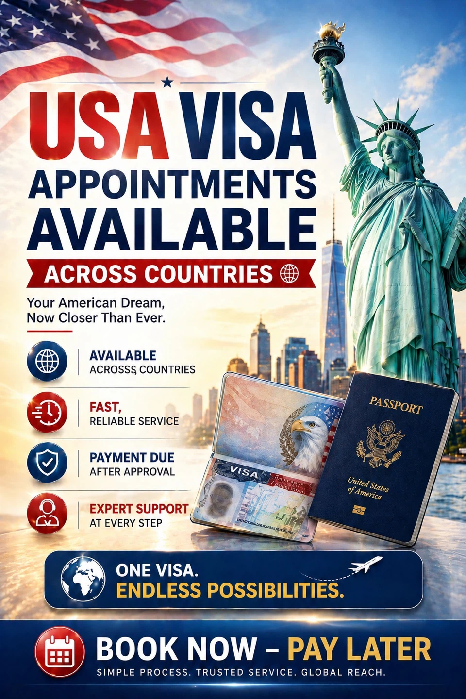 USA VISA DATES AVAILABLE