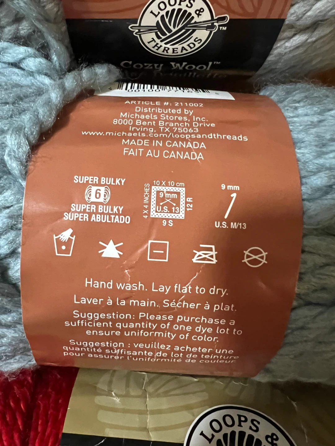 Super Bulky Wool Blend Yarn Lot - photo 2