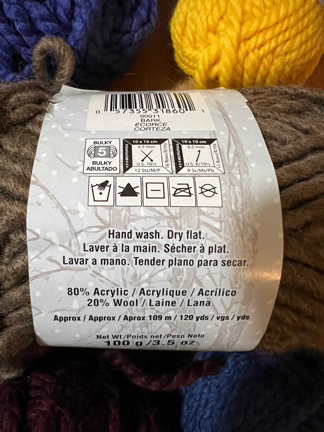 Super Bulky Wool Blend Yarn Lot - photo 3