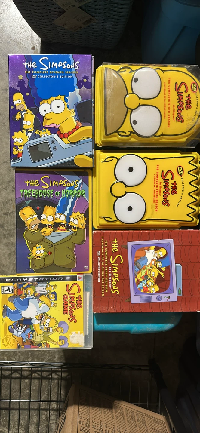 The Simpsons DVD Seasons Collection and Games