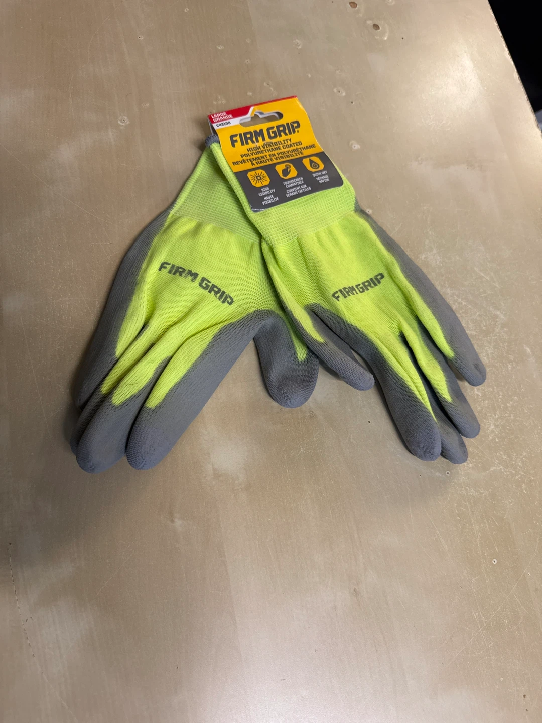 Firm Grip High Visibility Work Gloves
