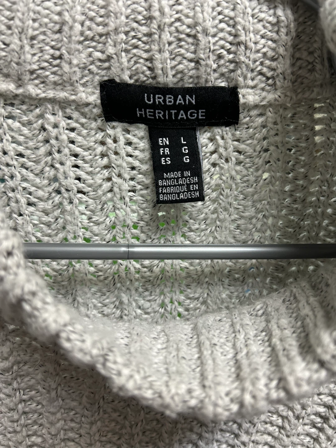 Urban Heritage Grey Knit Sweater Croptop - photo 2