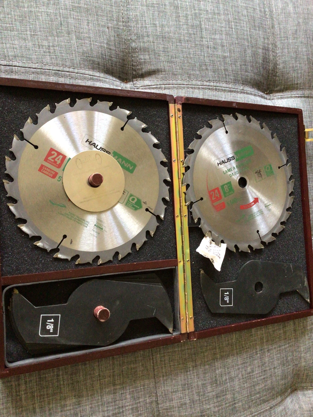 Haussmann Dado Saw Blade Set with 1/8" Blades - photo 2