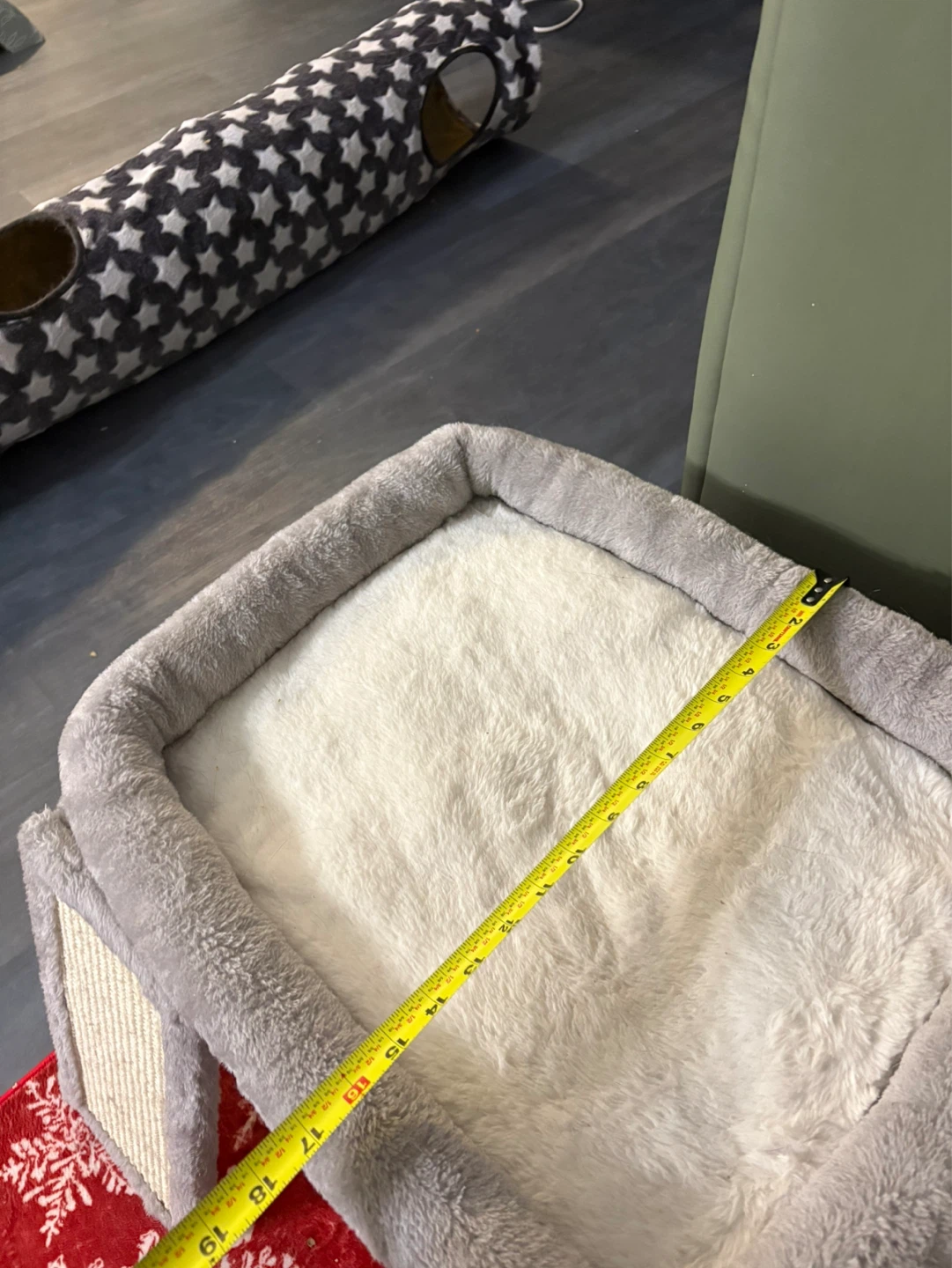 Grey Cat Condo with Scratch Pad - photo 2
