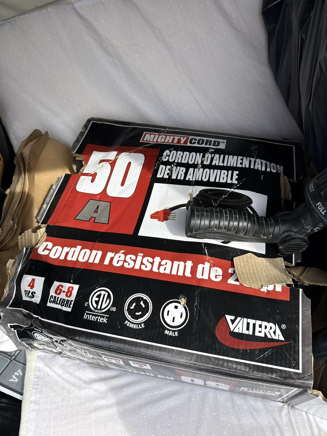 Valterra 50A RV Detachable Power Cord