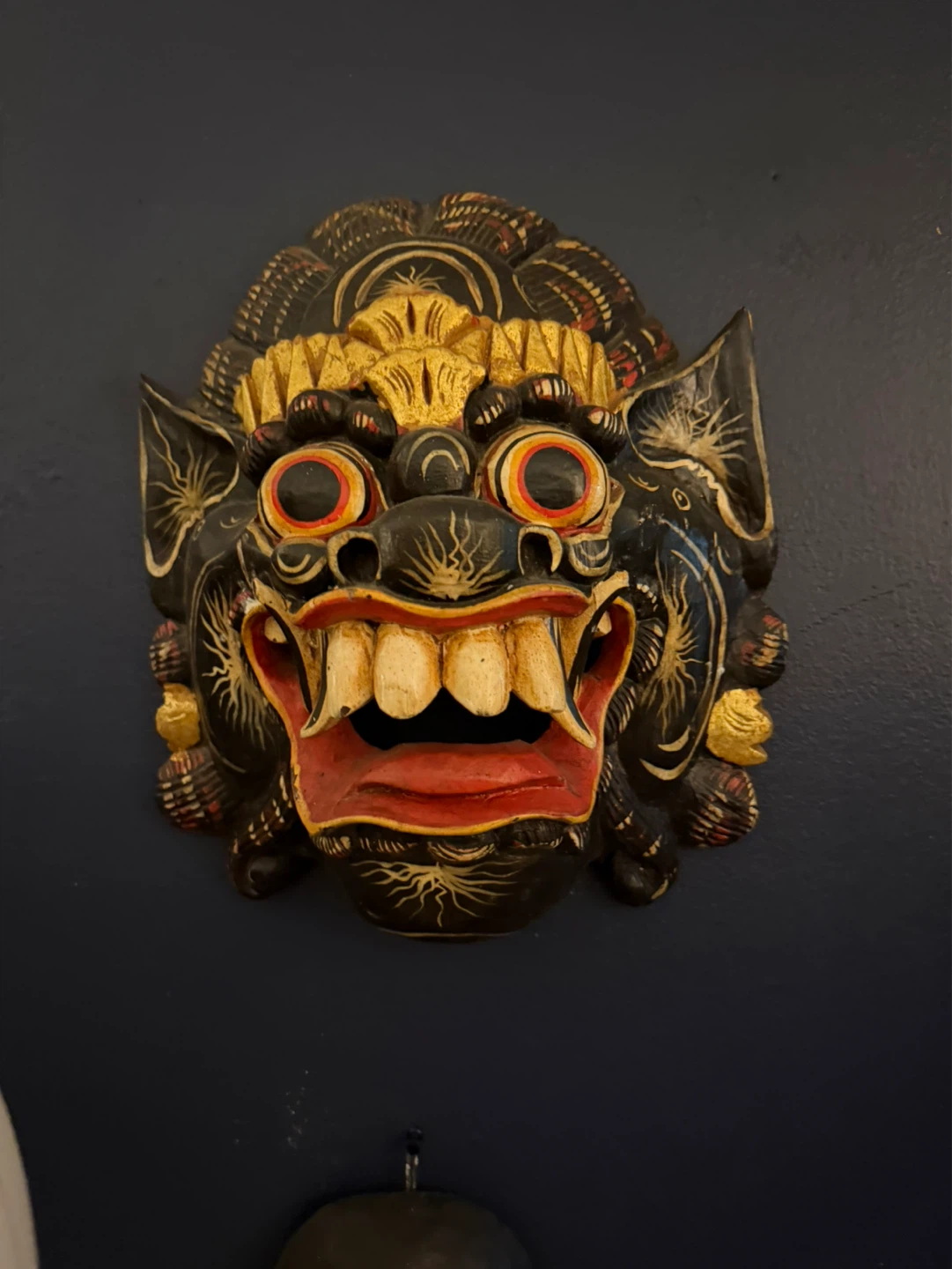 Hand Carved Wooden Mask