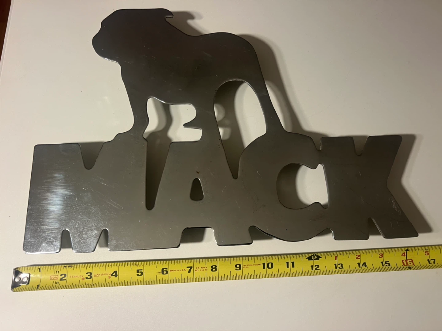 Mack Bulldog Metal Sign
