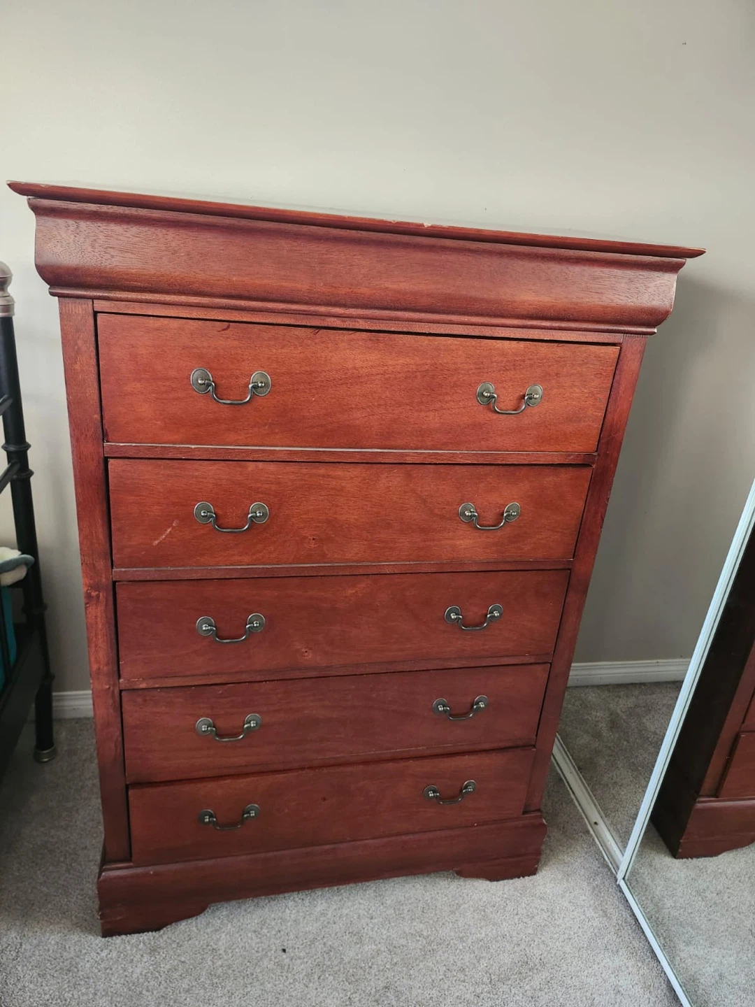 Bedroom Furniture Set - 2 Nightstands, Dresser, Chest, Bed Frame - photo 4