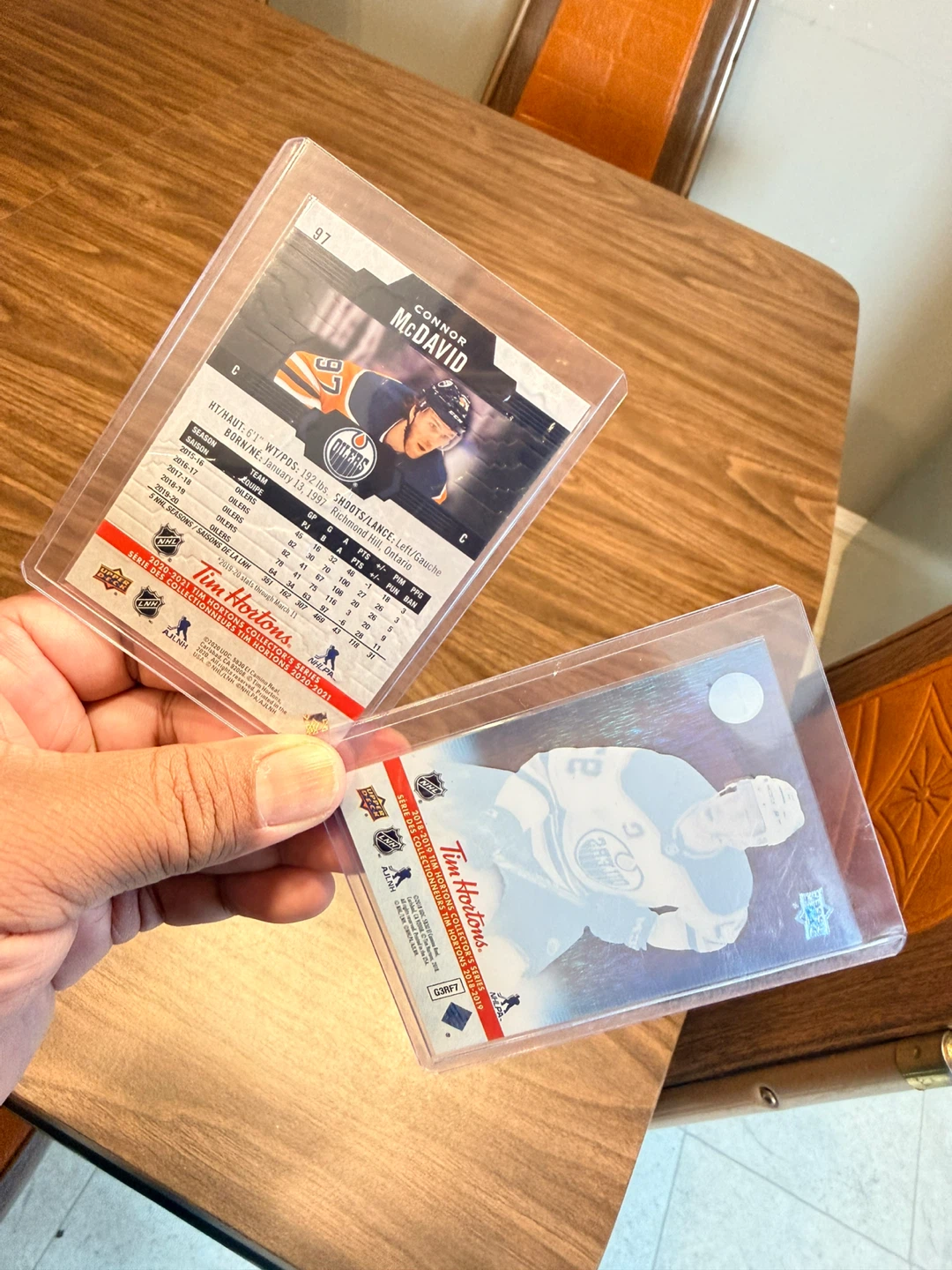 Connor McDavid 2018-2019 Tim Hortons Hockey Cards - photo 2