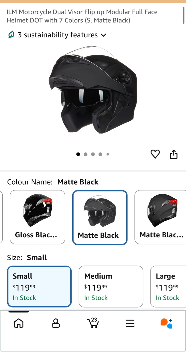 ILM Motorcycle helmet