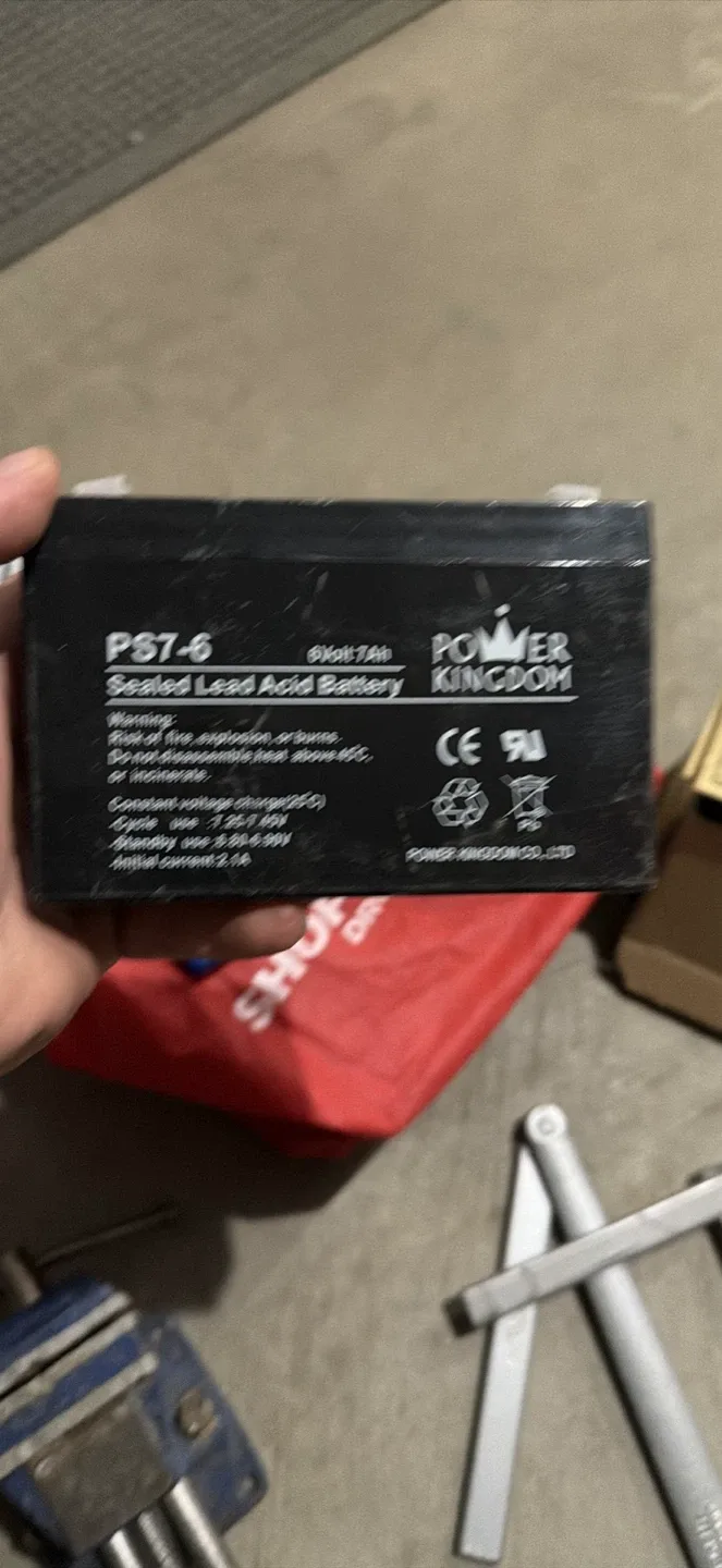 Power Kingdom PS7-6 Sealed Lead Acid Battery - photo 2