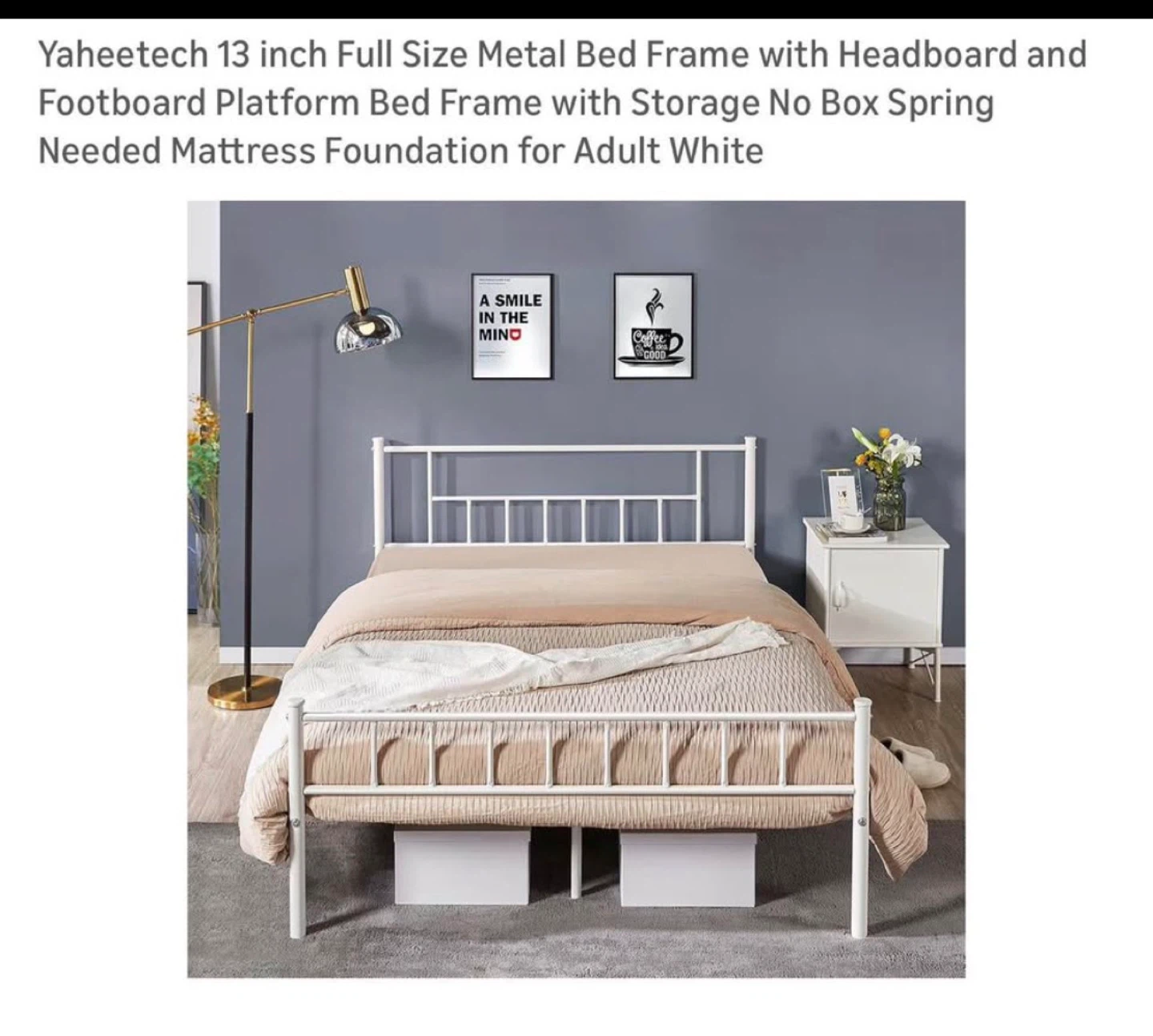 Full Size Bed AND Mattress - photo 4