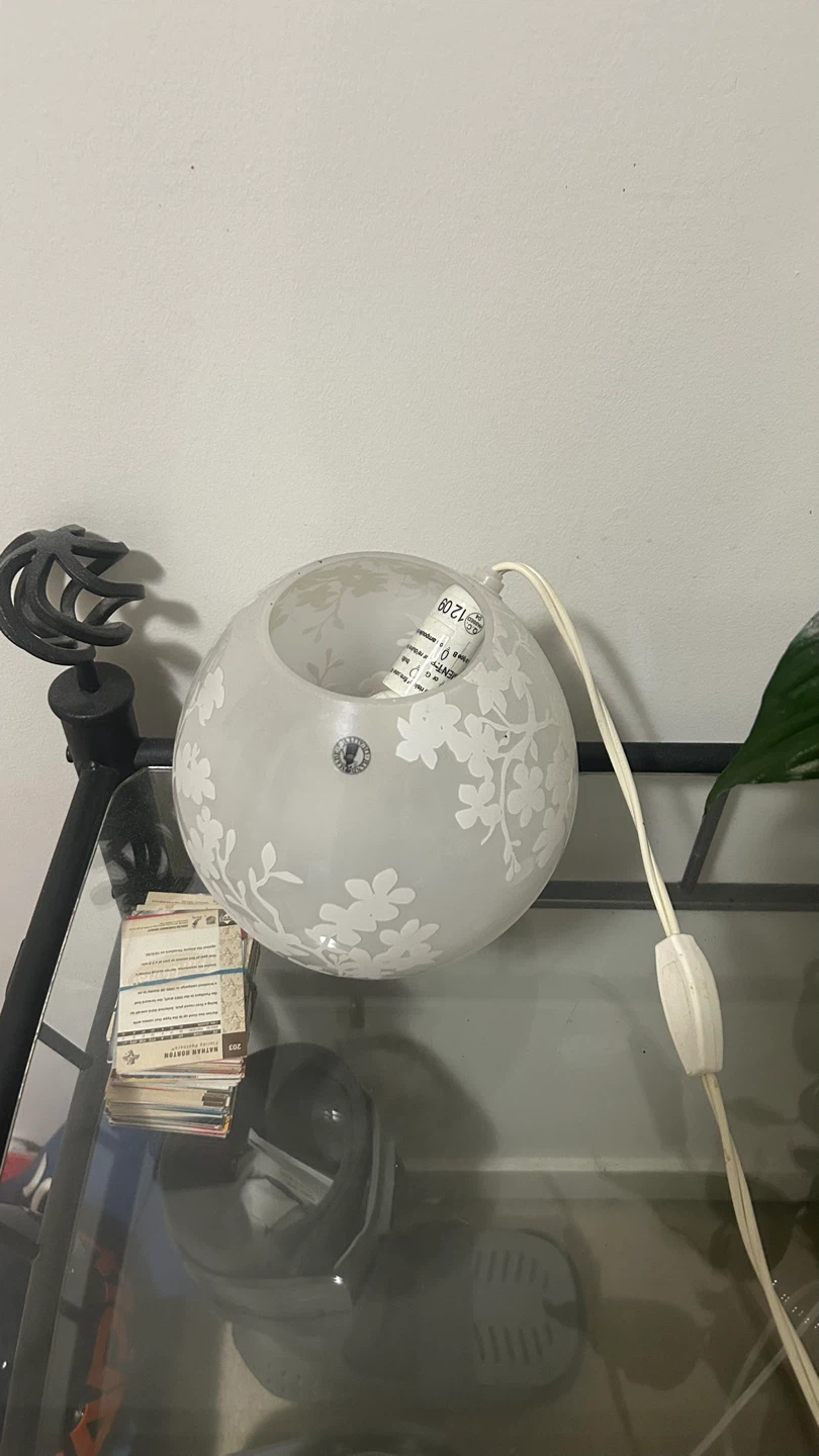 Decorative Glass Orb Lamp - photo 3