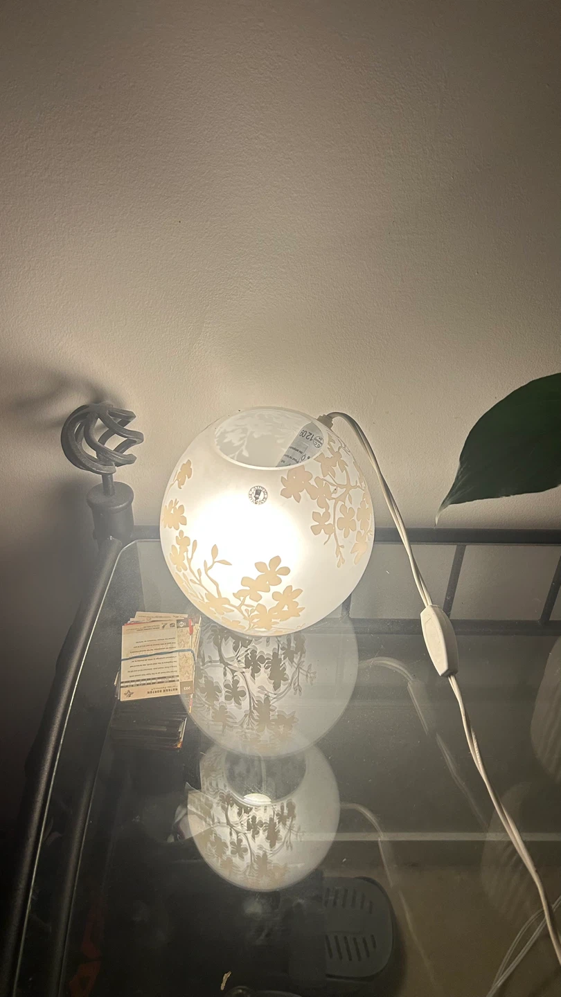 Decorative Glass Orb Lamp