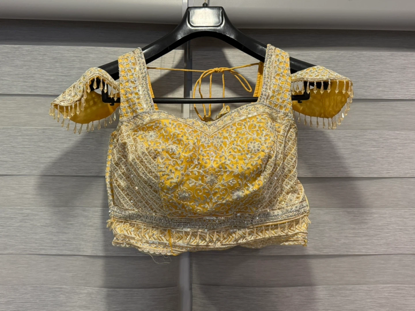Yellow Embroidered Lehenga Choli with Dupatta