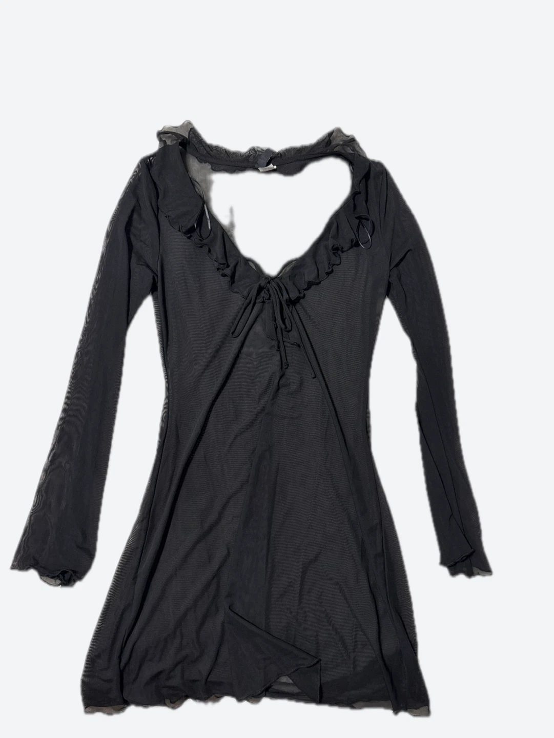 🖤H&M Sheer Black Mesh Dress - photo 3