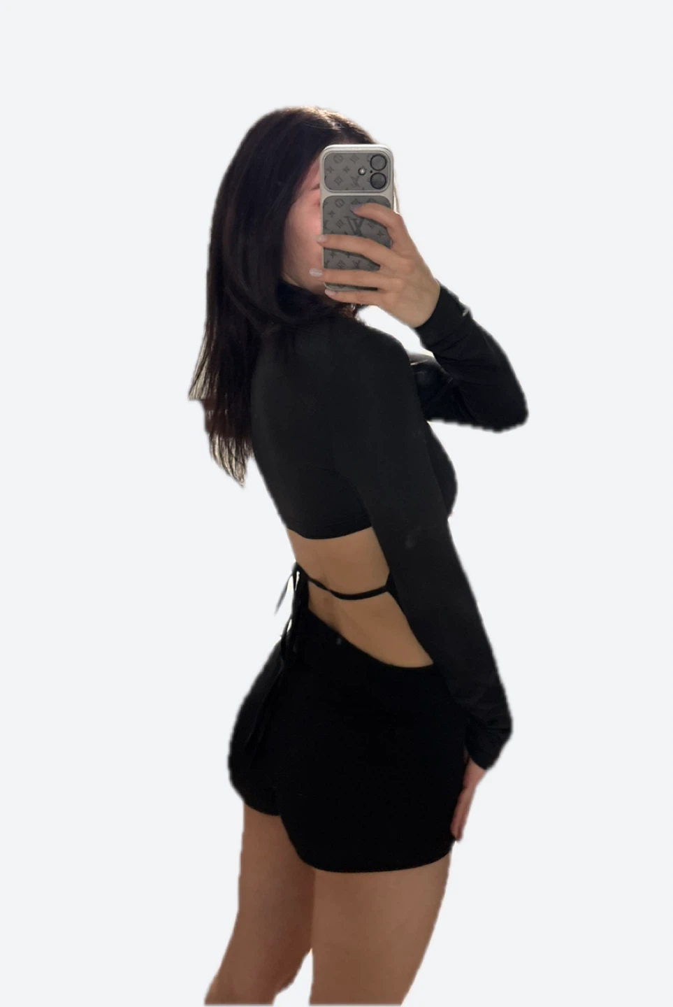🖤 Long Sleeve Cutout Top