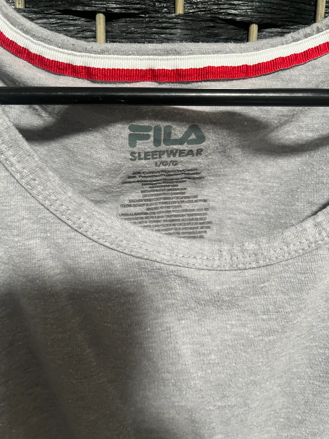 Fila Sleepwear Men's Tank Top - Grey, Size L - photo 3