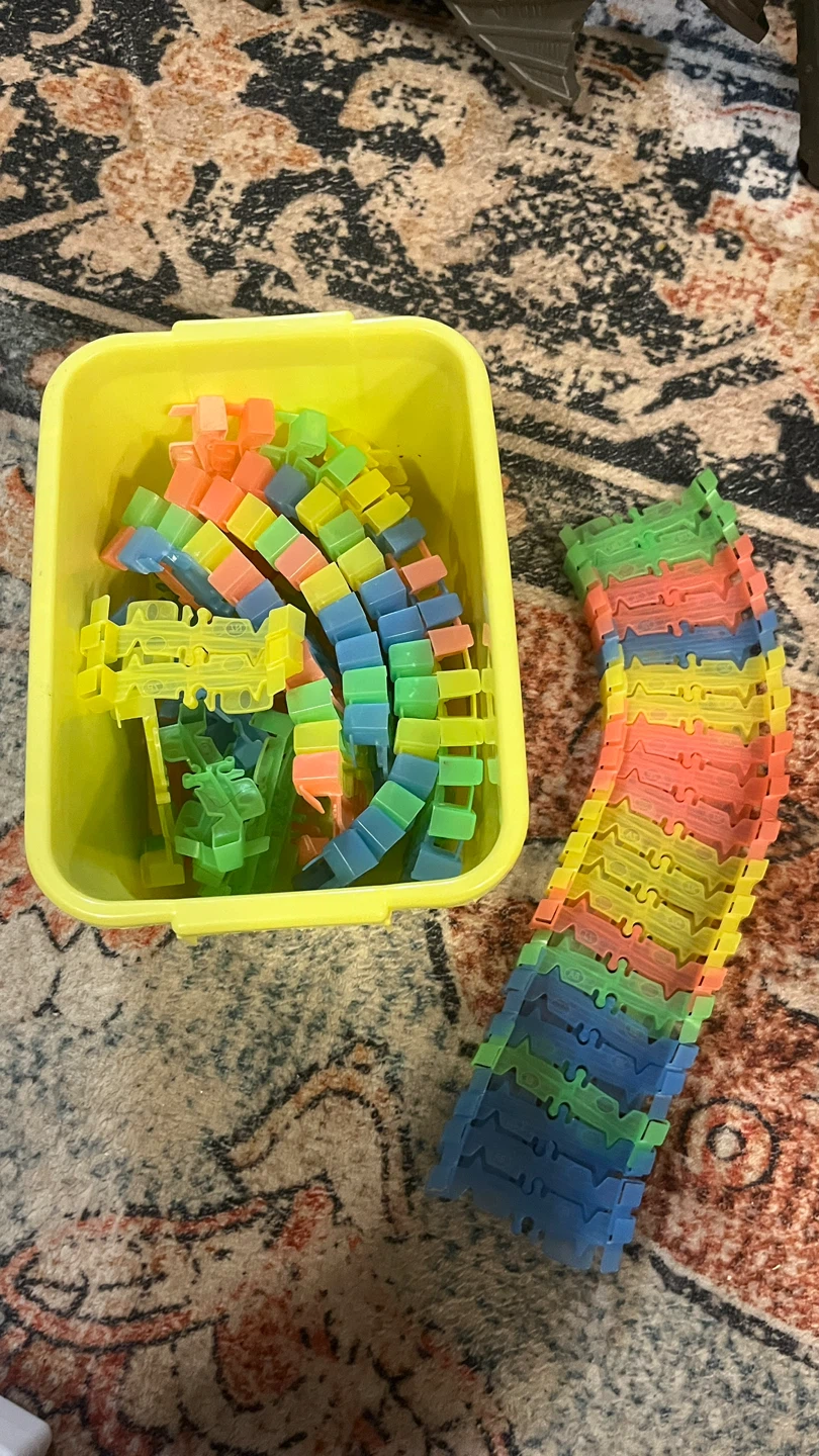 Kids Toy Track Set with Vehicles