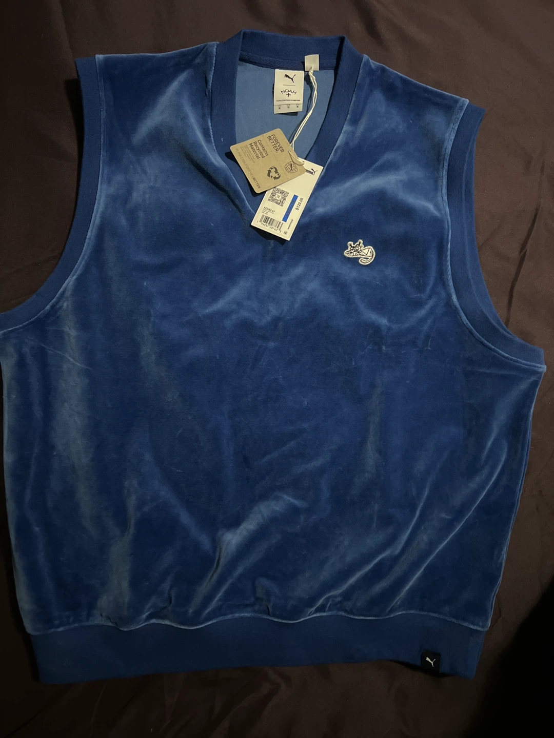 Puma x Noah Velour Vest Blue