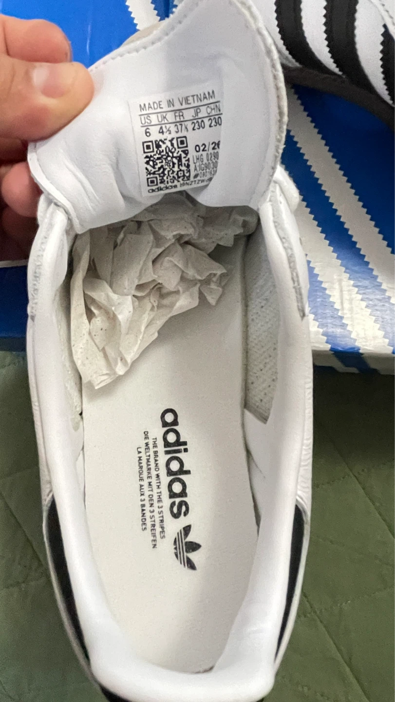 Adidas Samba OG Shoes White/Black Size 6 Women's - photo 2