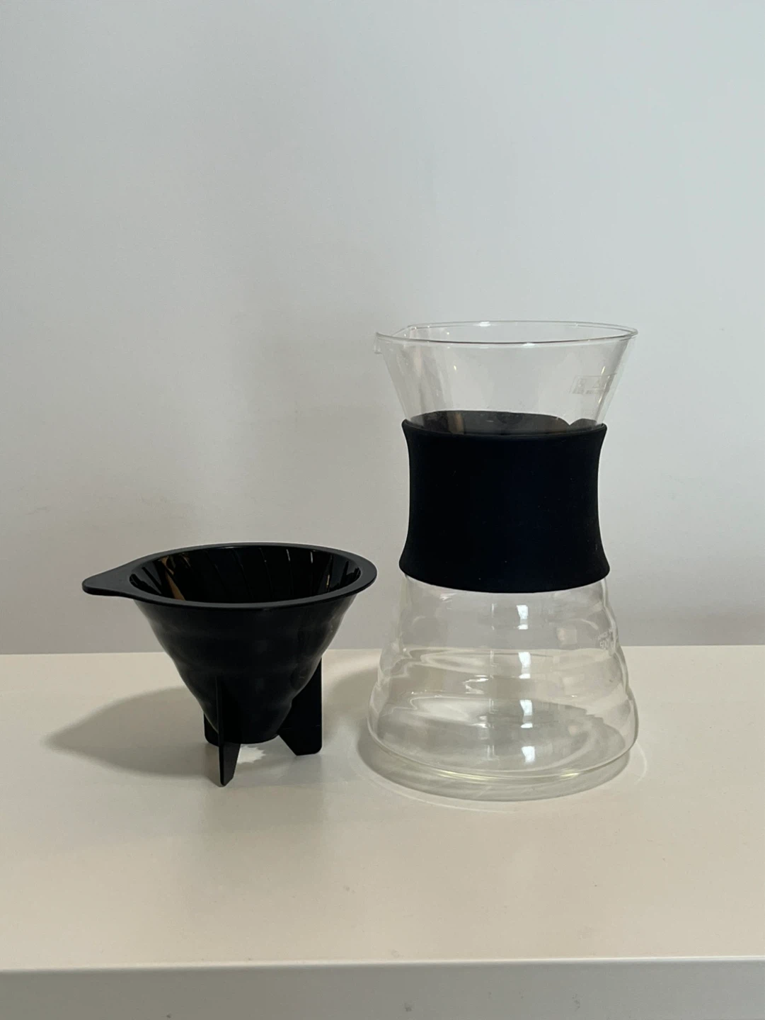 Glass Pour Over Coffee Maker with Dripper - photo 2
