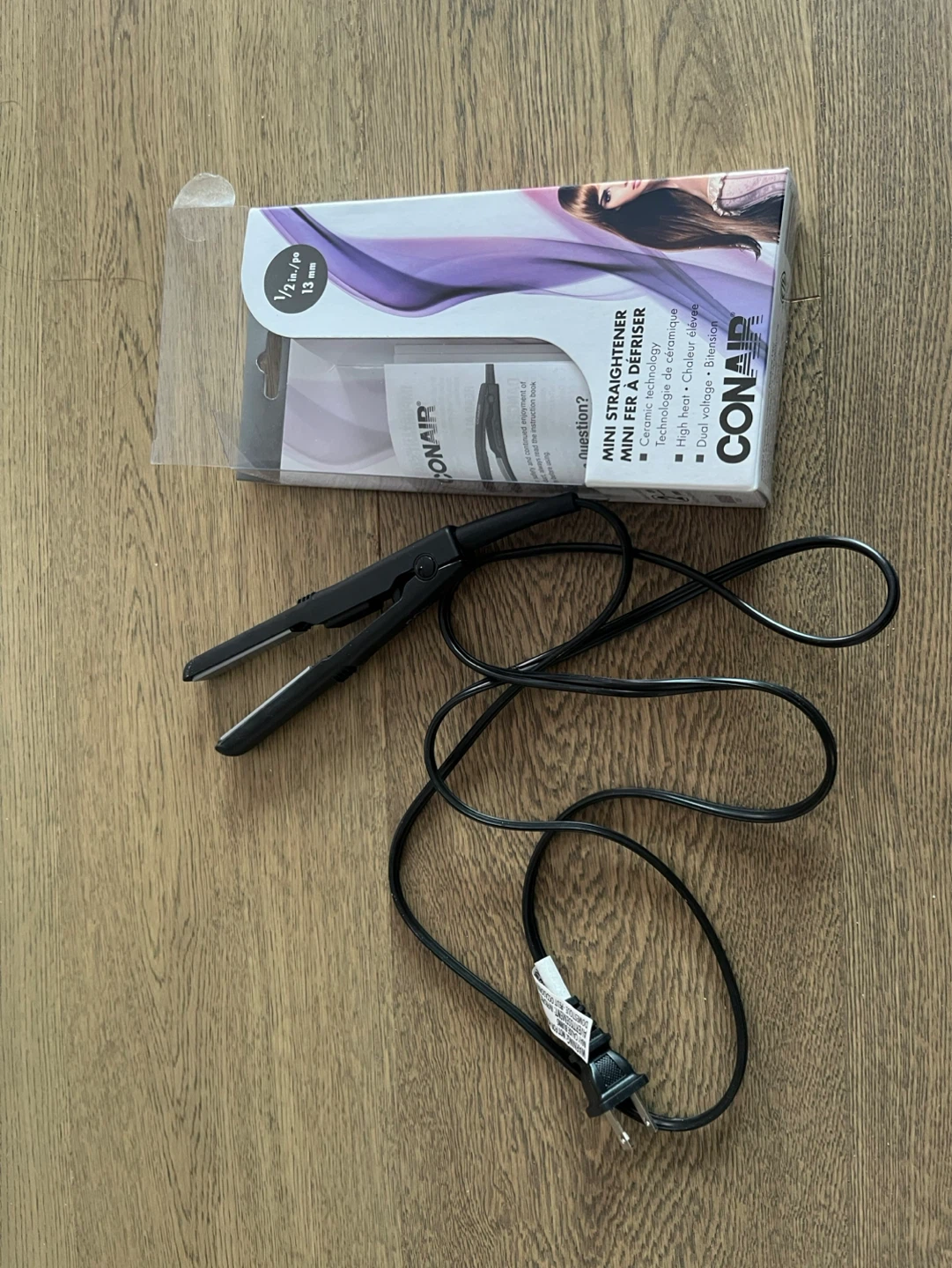 Conair Mini Straightener 1/2 inch