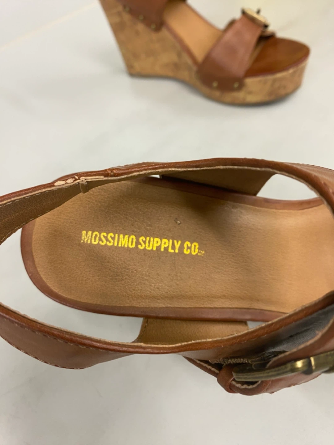 Mossimo Supply Co. Brown Wedge Sandals - photo 5