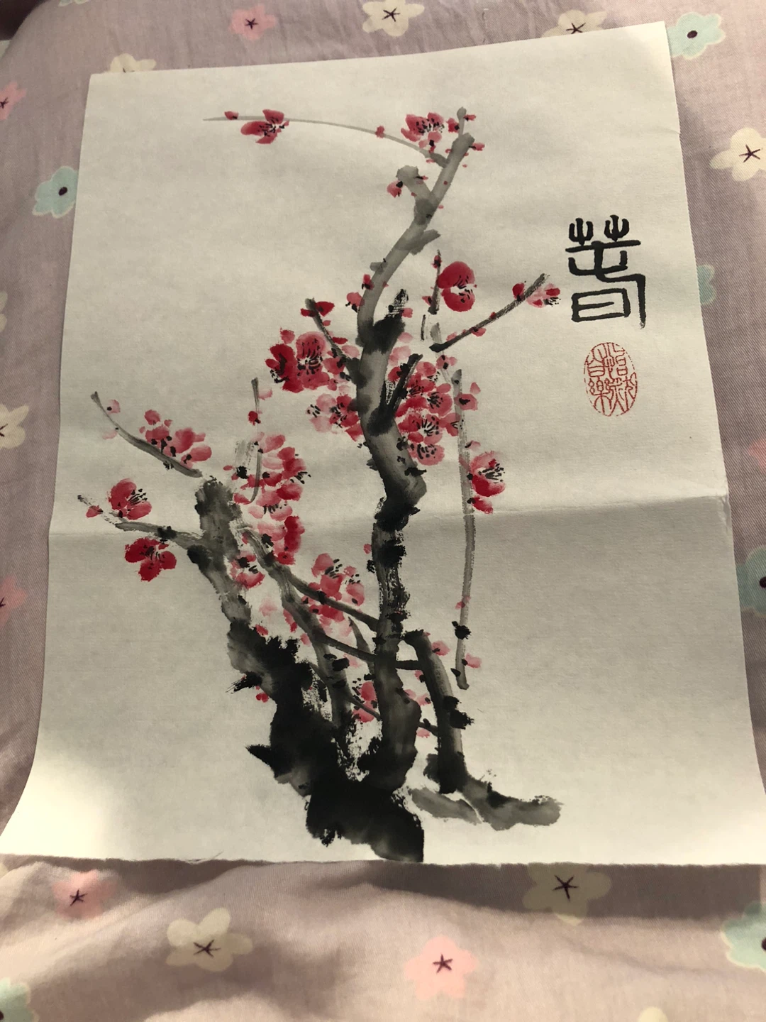 Original Ink Painting - Plum Blossoms
