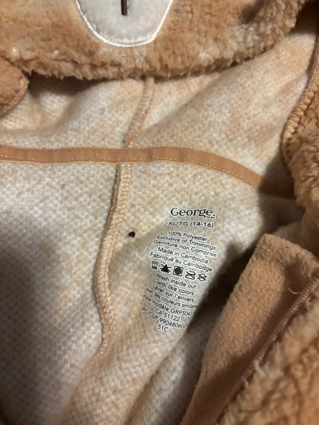 George Bear Onesie Pajamas XL/TG (14-16) - photo 2